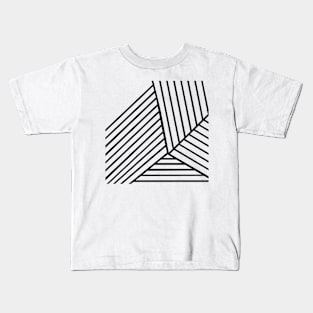 Geo Close Up 2 White Kids T-Shirt